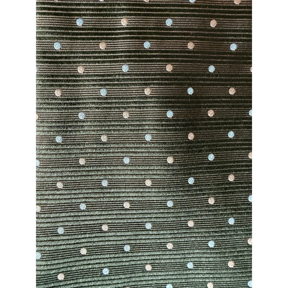 Roberto Villini Couture Neckwear Tie Multi Color Polka Dot Italy 100% Silk JBHS